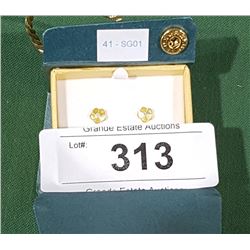 10KT GOLD DIAMOND EARRINGS