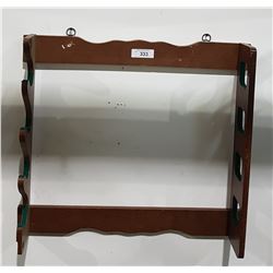 VINTAGE WOOD GUN RACK