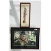 Image 1 : WATERCOLOUR AND OIL PAINTING OF NATIVE CARVINGS