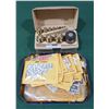 Image 1 : CASED WEIGHTS & COLLECTION OF STAMPS