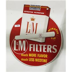 VINTAGE L&M CIGARETTE SIGN