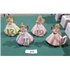 Image 1 : LOT OF 4 VINTAGE JOSEF ORIGINALS BIRTHDAY ANGEL FIGURINES