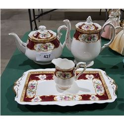 4 PCS ROYAL ALBERT LADY HAMILTON CHINA