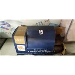 Mens Memory Foam Slippers size 10-12