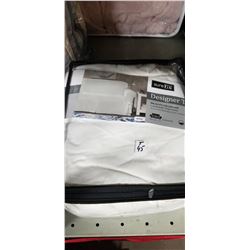 White Love Seat Slip Cover 58x73