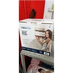 Therapedic Heated Silky Plush Throw