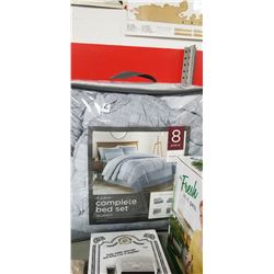 Queen 8 piece comforter set