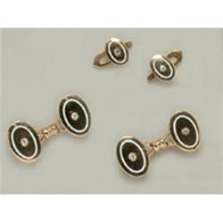 A Pair of Cuff Links and Buttons 