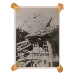 Nagasaki Original Photograph of a Destroyed Building by Yosuke Yamahata