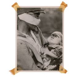Nagasaki Original Photograph of a Japanese Soldier with Child by Yosuke Yamahata