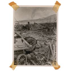 Nagasaki Original Photograph of Rubble by Yosuke Yamahata