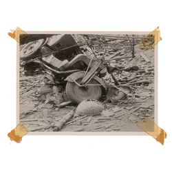 Nagasaki Original Photograph of a Motorcycle by Yosuke Yamahata