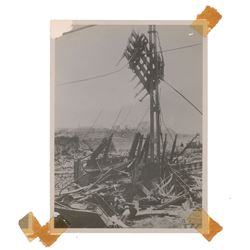Nagasaki Original Photograph of Destroyed Infrastructure by Yosuke Yamahata