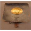 Image 1 : Civil War 1861 Cartridge Box by Decrow of Bangor, Maine