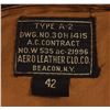 Image 4 : WWII USAAF 14th Air Force A-2 Flight Jacket with Unit Patch and Painted Decorations