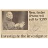 Image 2 : Steve Jobs Signed Newspaper Article