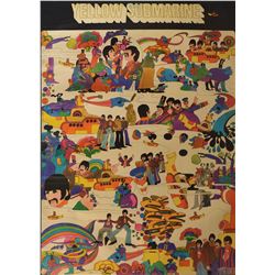 Beatles 1968 Yellow Submarine Poster