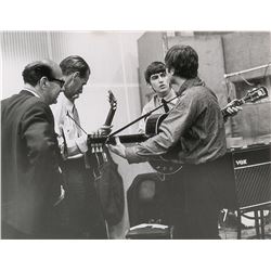 Beatles and George Martin Original Photograph