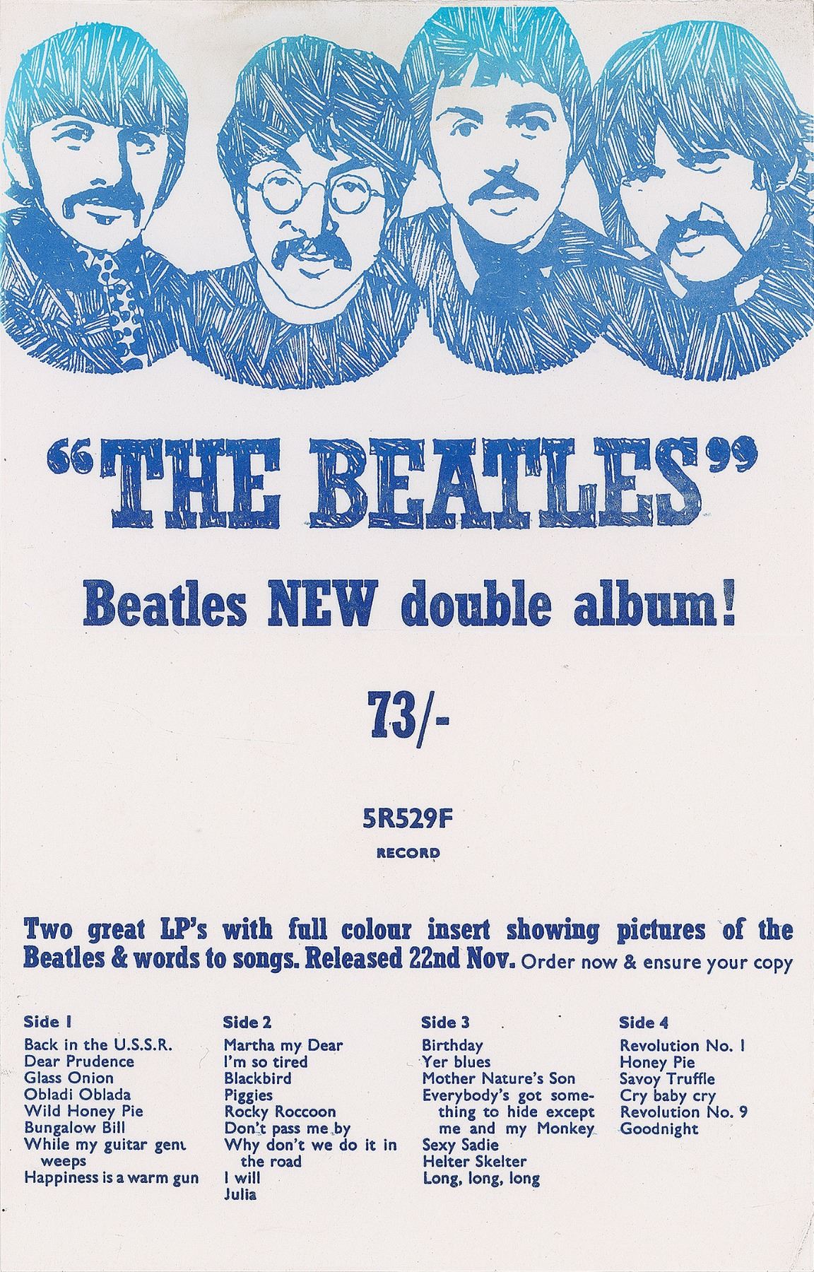Get Beatles Emi Apple White Album Flyer For iPhone Free Get Wallpaper Beatles Emi Apple White Album Flyer Free HD