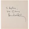 Image 1 : Paul McCartney Signed 1999 Greeting Card