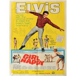 Elvis Presley Girl Happy Poster