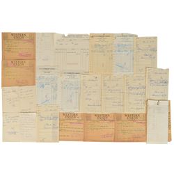 Elvis Presley Group of Financial Documents