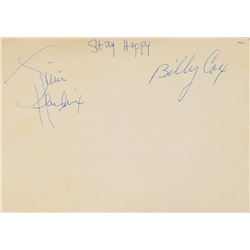 Jimi Hendrix Experience and Band of Gypsys Signatures