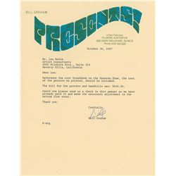 Bill Graham Typed Letter Signed