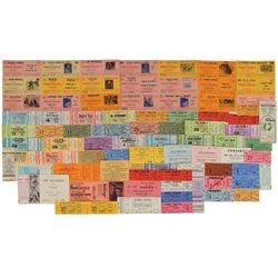 Collection of Rock Concert Tickets