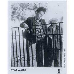 Tom Waits Signed Photograph