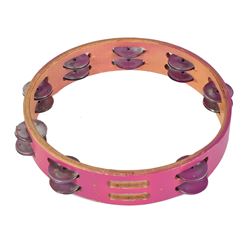 Prince's Stage-Used Purple Tambourine