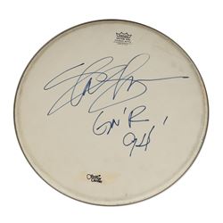 Guns N' Roses: Slash Signed Drum Head