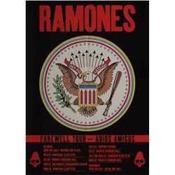 Ramones Japan 1995 Concert Poster