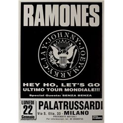 Ramones Milan Concert Poster