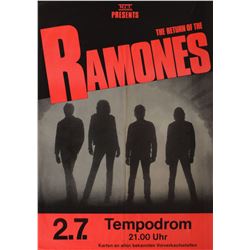 Ramones Tempodrum Concert Poster