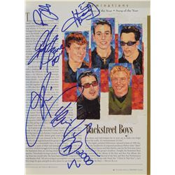 The Backstreet Boys Signed Program