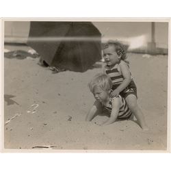 Marilyn Monroe Hand-Annotated Childhood Photograph