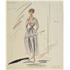 Image 1 : Edith Head Signed Sketch for Beau James