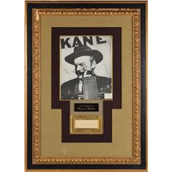 Orson Welles Signature and Citizen Kane Production Design