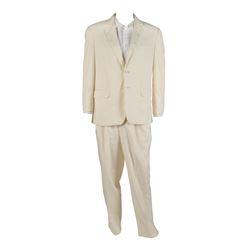 Zach Galifianakis Screen-Worn Shirt and Suit from Masterminds