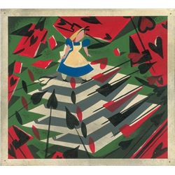 Mary Blair concept painting from Alice in Wonderland