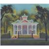 Image 1 : Eyvind Earle concept painting from Lady and the Tramp