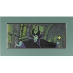 Maleficent production cel and production pan background from Sleeping Beauty