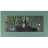 Image 1 : Maleficent production cel and production pan background from Sleeping Beauty