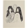 Image 1 : Al Hirschfeld Signed Aerosmith Print