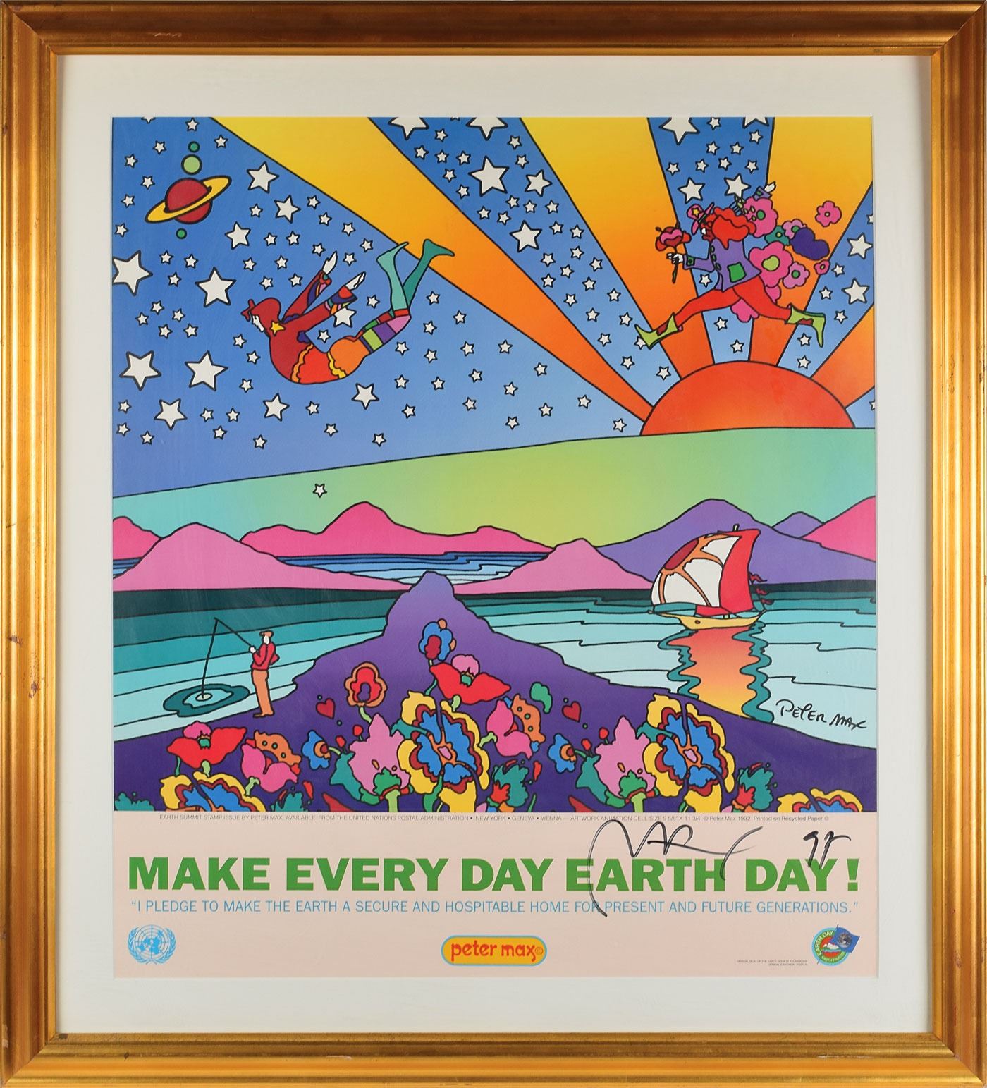 Peter Max Signed Lithograph