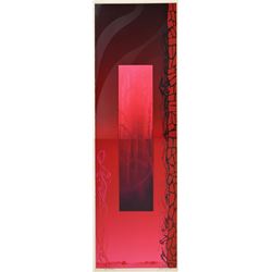 Peyton Scott Russell 'Red Wine' Screenprint Diptych