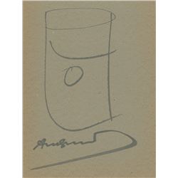 Andy Warhol Campbell Soup Can Sketch