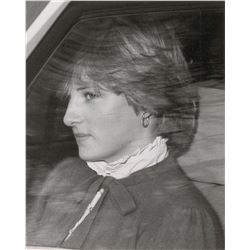 Princess Diana Original Vintage 1981 Photograph Leaving Buckingham Palace