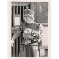 Princess Diana Original Vintage Photograph With Bouquet